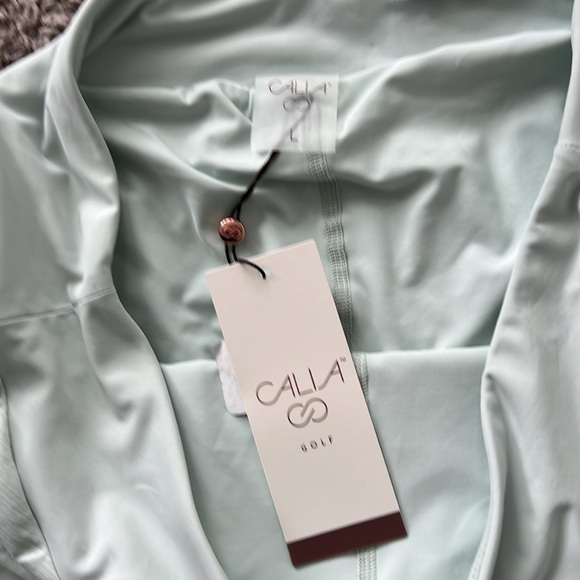 NWT Calia by Carrie Underwood Mint Green Double Layer Mesh Golf Skort - Picture 4 of 7